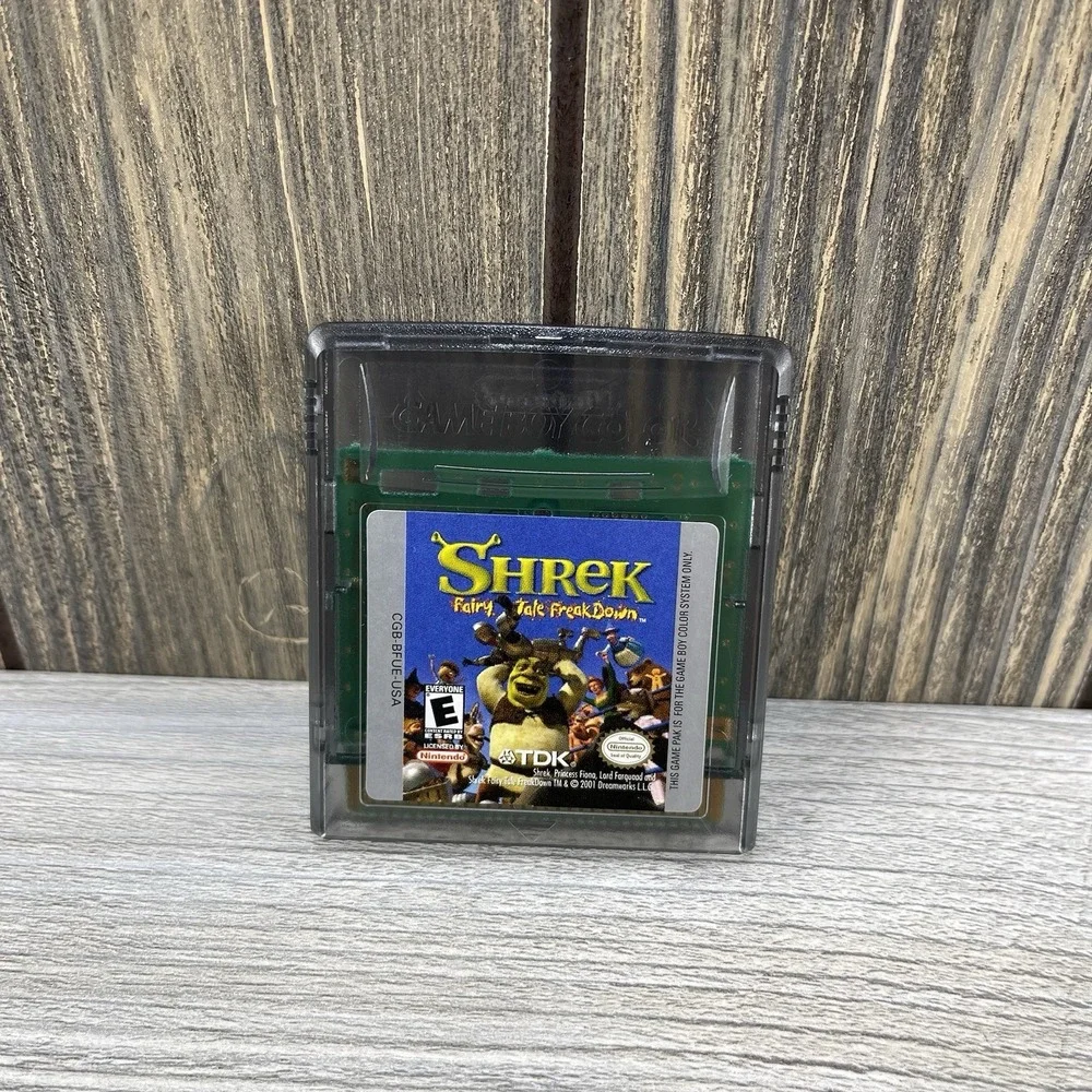 Shrek Fairy Tale Freakdown Nintendo Game Boy Color Cartridge Only Tested Working